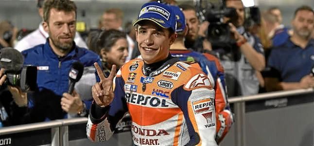 Márquez suma su quinta mejor clasificación del año y bate a las Ducati