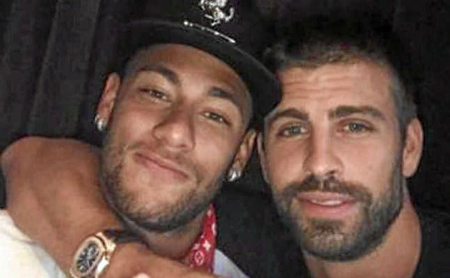Piqué: "A la boda de Leo, Neymar ya vino como la idea de irse del Barcelona"
