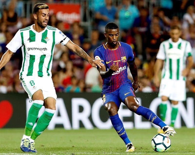 Camarasa supera su esguince de tobillo y podría reaparecer ante el Celta