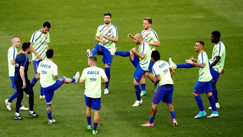 El Barcelona busca aislarse del entorno y seguir creciendo en Mendizorroza