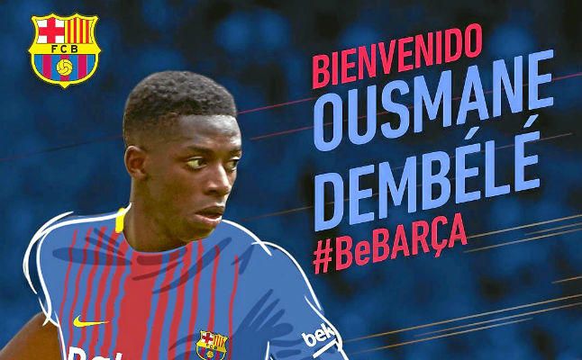 Oficial: Dembélé al Barcelona por 105 millones más 42 en variables