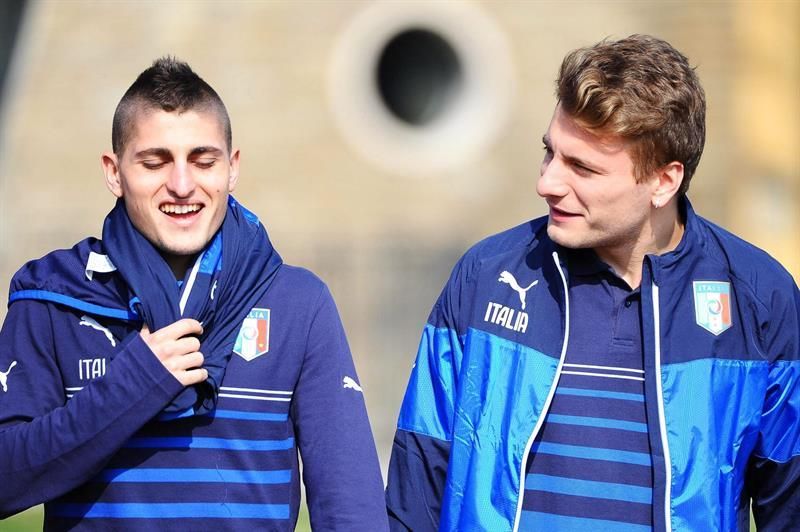 Verratti, Belotti e Immobile lideran la lista de Italia para el duelo contra España