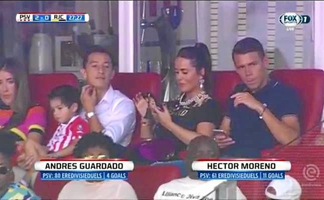 Guardado, homenajeado por el PSV