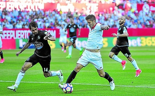 La vía al punta se estrecha