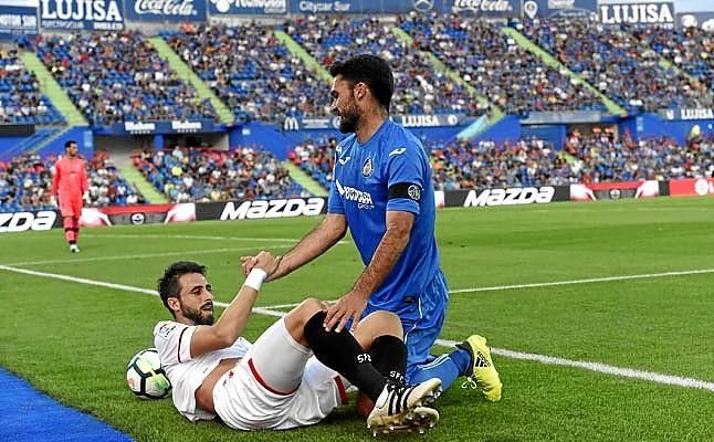 Pareja se marchó lesionado con un "problema de pubis"