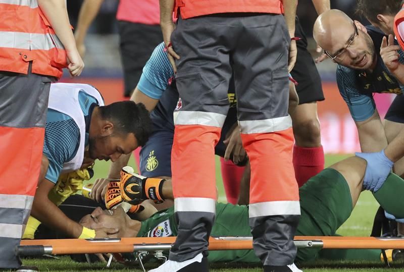 Andrés Fernández pasará por el quirófano tras su lesión en la rodilla derecha
