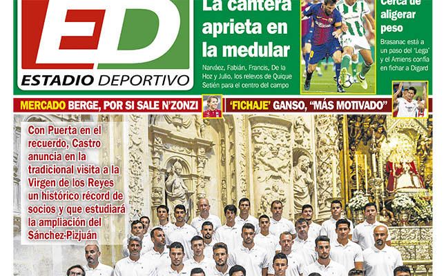 La portada del martes de ESTADIO Deportivo