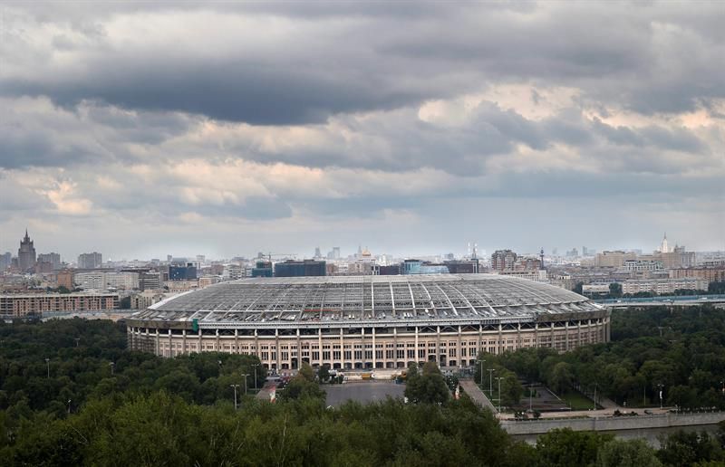 El estadio Luzhnikí ya está listo para Messi