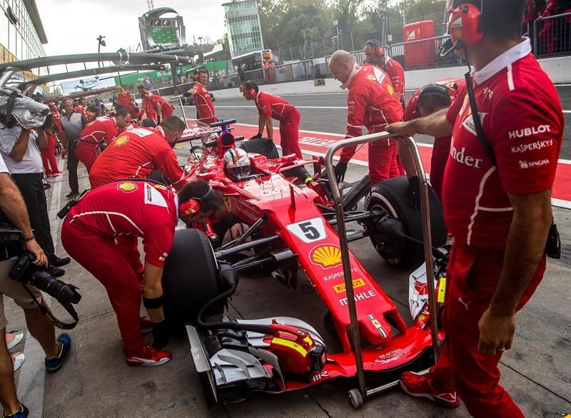 Vettel: No fue un día ideal, espero que mañana vayan mejor las cosas
