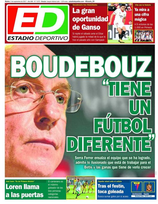 La portada de ESTADIO Deportivo del martes