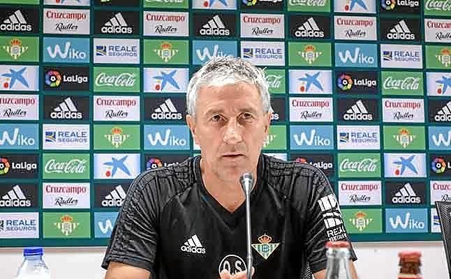 En directo, la rueda de prensa de Quique Setién