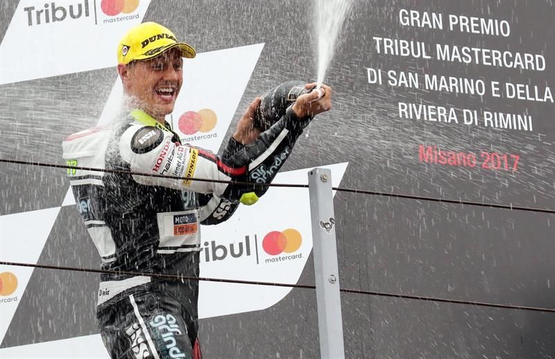 Segunda victoria de su carrera deportiva para el suizo Aegerter en Moto2