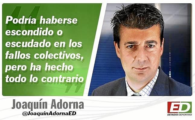 Setién y el foco puesto en Adán