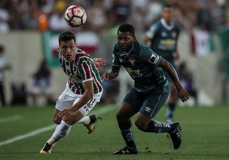 1-0. Liga hace un buen negocio en Río y Fluminense lamenta la ventaja mínima