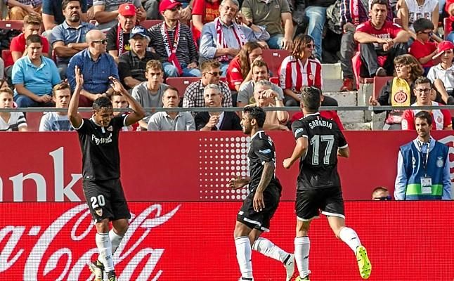 Girona-Sevilla (0-1): Rotando y con Muriel dando