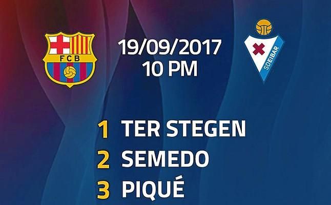 FC Barcelona-SD Eibar, en directo