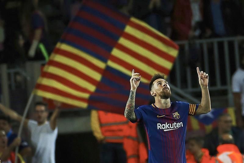 Messi se destaca con 9 goles tras hacerle un póquer al Eibar