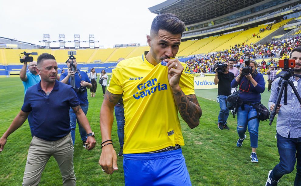 Vitolo, baja entre tres y cuatro semanas por su lesión en el Pizjuán