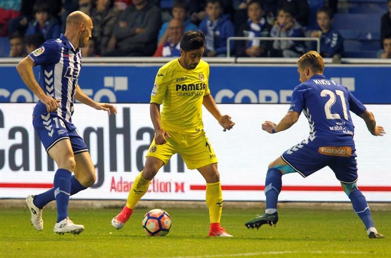El Villarreal viaja con 19 jugadores, tras ser baja Jaume Costa