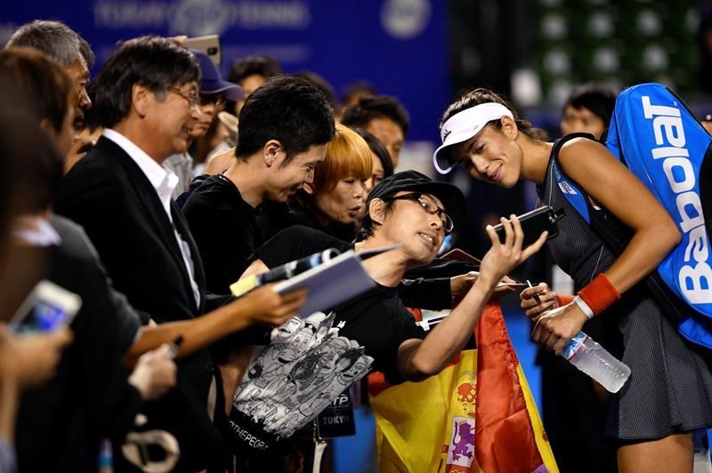 Garbiñe Muguruza prolonga su liderato en la WTA en una semana sin cambios