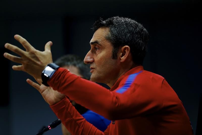 Valverde, preocupado con el juego exterior y a la contra del Sporting