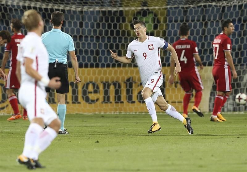 1-6. Polonia golea y casi asegura su pase al Mundial