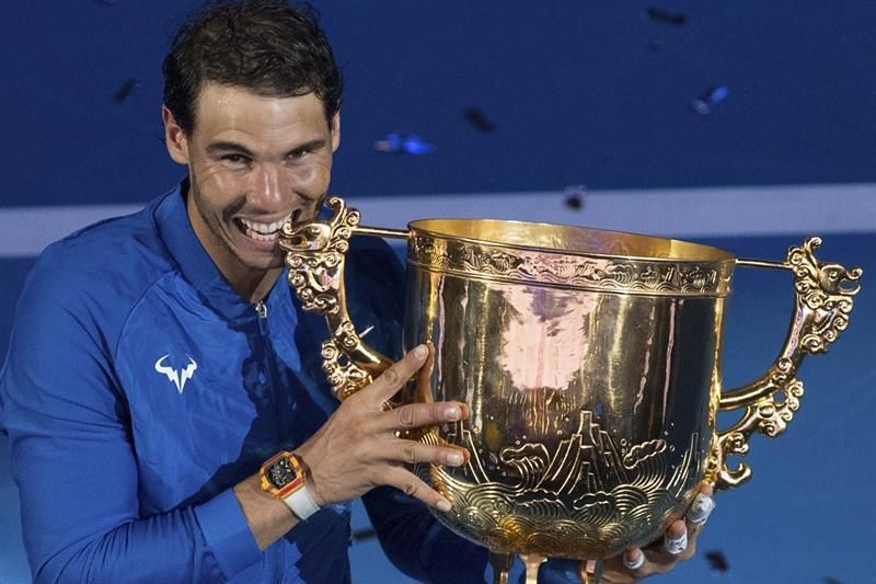 Pekín corona a Nadal 12 años después y Garcia gana el torneo femenino