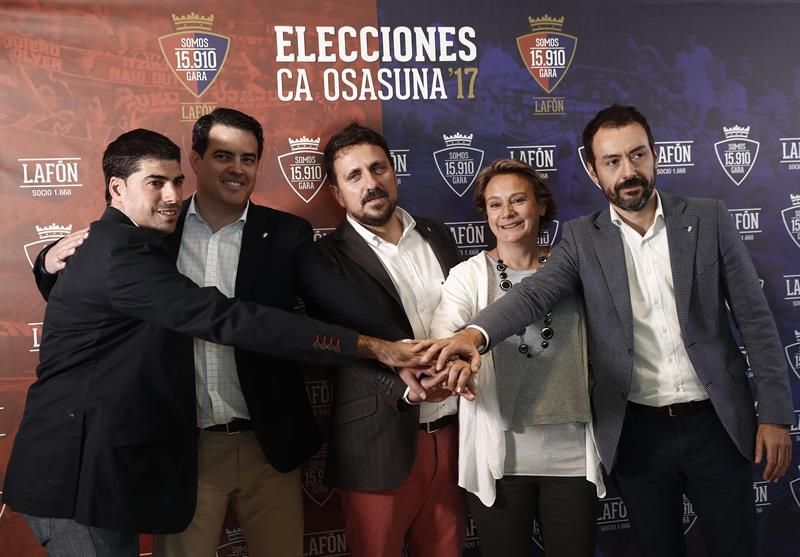 Lafón arropa su candidatura con Ricardo, López Vallejo y Aranzabal