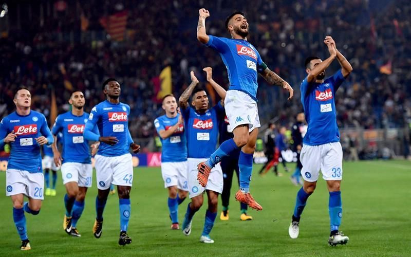 El líder Nápoles gana en Roma y se escapa a más 5 de Juventus, Inter y Lazio