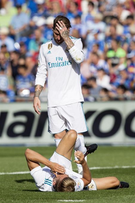 Ramos jugó tras pincharse suero y tener vómitos