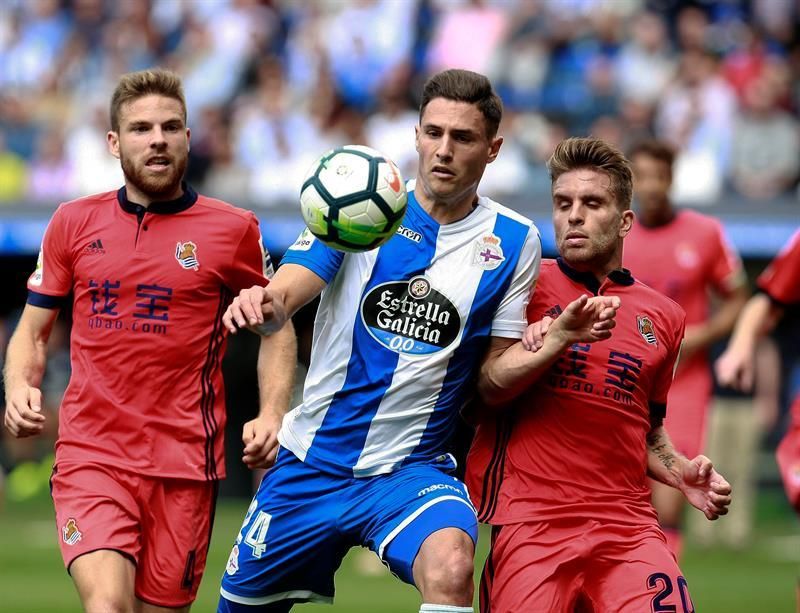 Lucas y Schär se perfilan como las novedades del once del Dépor ante Girona