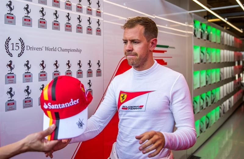 Vettel: "Sólo pude dar una vuelta, pero el coche es rápido"