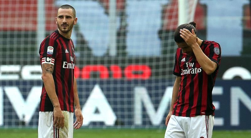 Bonucci, suspendido dos partidos, se perderá el Milan-Juventus