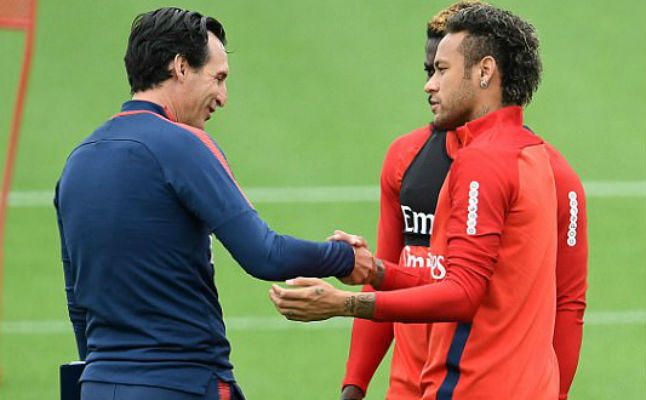 Neymar se cansa de las charlas de Emery