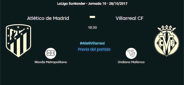 Atlético-Villarreal, en directo