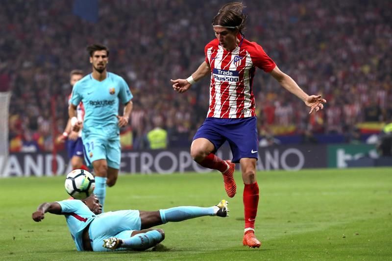 Filipe, única novedad en el once del Atlético respecto al 0-1 en Vigo