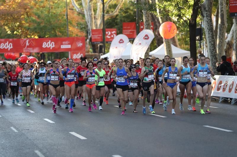La marroquí Boulaid gana el Medio Maratón de la Mujer en Madrid