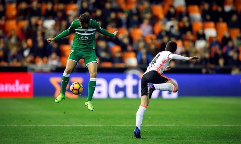 Un competitivo Leganés pone a prueba el buen momento del Valencia