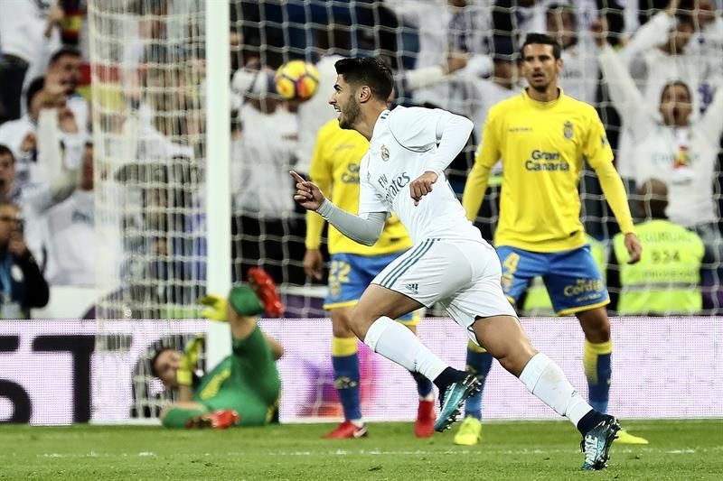 3-0. Un golazo de Asensio alegra a un Real Madrid de dos caras