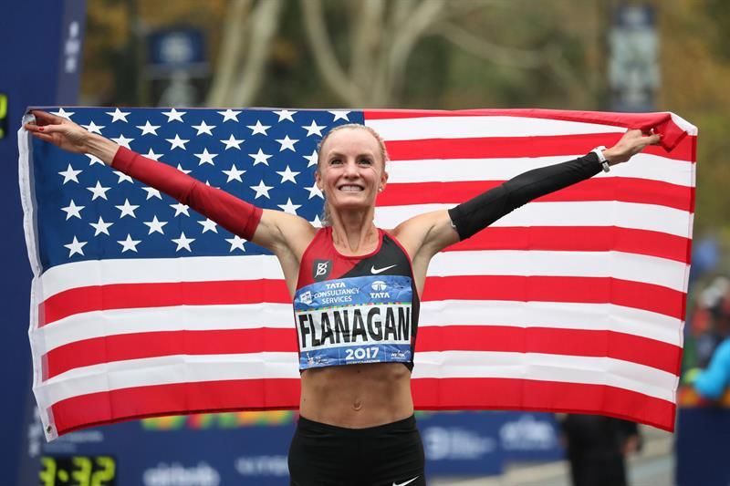 Flanagan le dedica a EE.UU. su hito en el maratón de Nueva York tras una "dura semana"