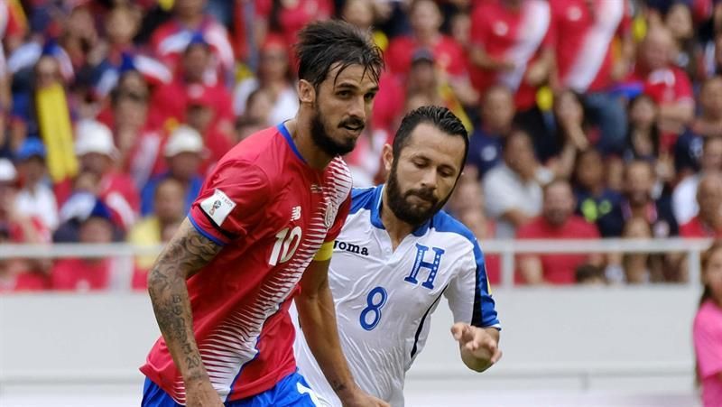 Costa Rica pierde al capitán Bryan Ruiz para el amistoso frente a España