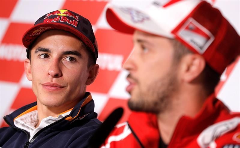 Dovizioso: "Marc Márquez tiene más presión que yo"