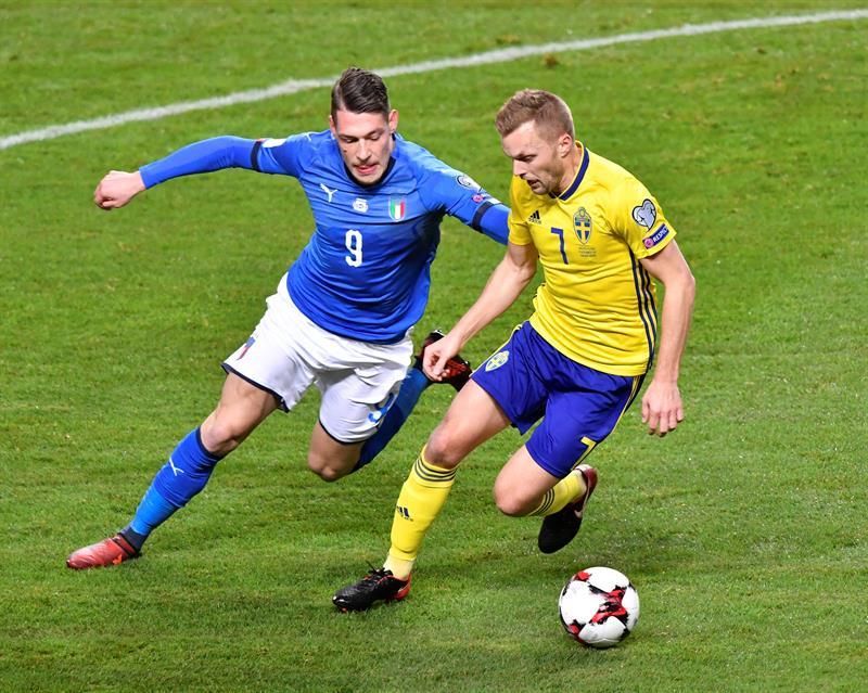 1-0: Johansson obliga a la remontada a una decepcionante Italia