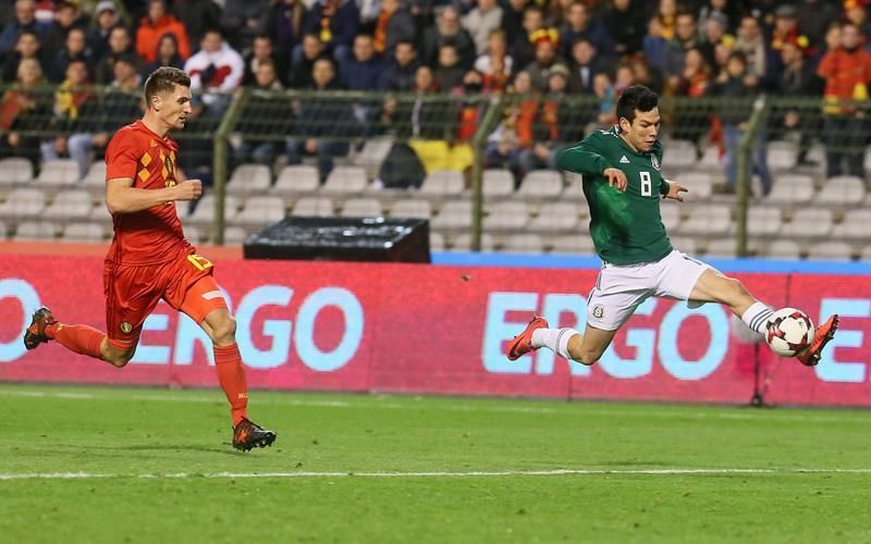 3-3. México empata con Bélgica en un festival con dobletes de Lozano y Lukaku