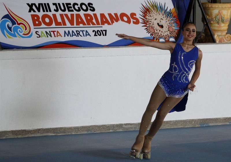 Chile, Colombia y Ecuador dominan en el inicio del patinaje artístico de los Bolivarianos
