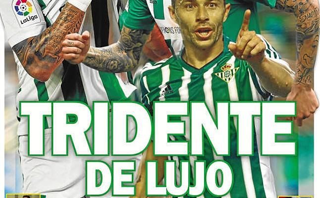 A Sergio León el tridente con Sanabria y Rubén le parece "top"