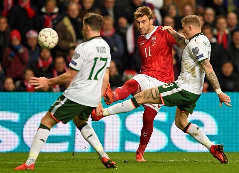 Irlanda y Dinamarca se juegan el Mundial en Dublín