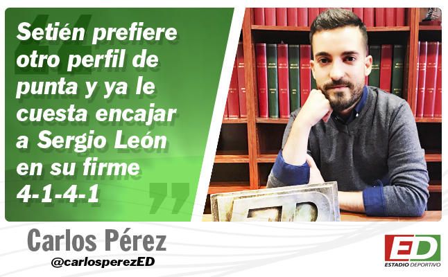 El problema con Rubén desde el punto de vista táctico