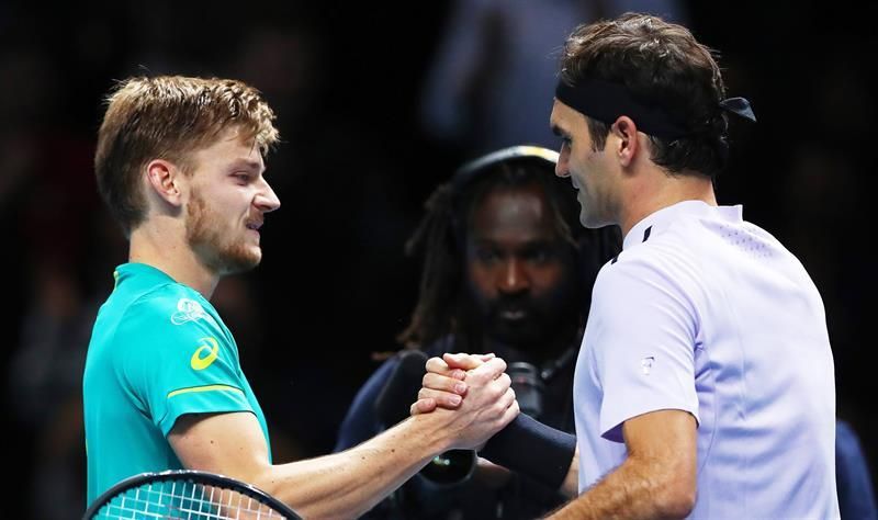 Goffin, amarga el día a Federer y logra la final del Masters