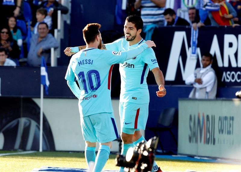 Luis Suárez recupera la sonrisa y el olfato goleador en Leganés